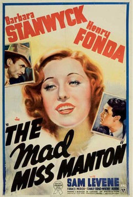 Постер фильма Сумасшедшая мисс Ментон (1938)