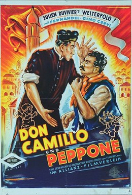Постер фильма Дон Камилло и депутат Пеппоне (1955)