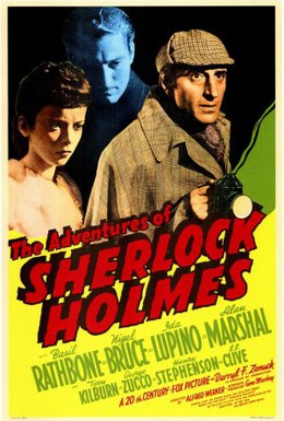 Постер фильма Приключения Шерлока Холмса (1939)