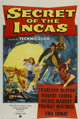 Постер фильма Тайна Инков (1954)