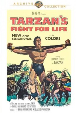 Постер фильма Смертельная схватка Тарзана (1958)